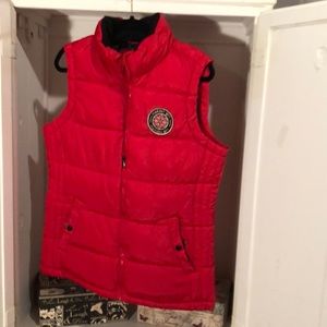 Red “Madden Girl” Puffer vest